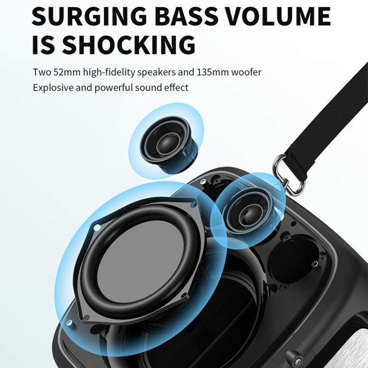 HOPESTAR Party One RGB Lighting Wireless Bluetooth Speaker (Blue) - Desktop Speaker by HOPESTAR | Online Shopping UK | buy2fix