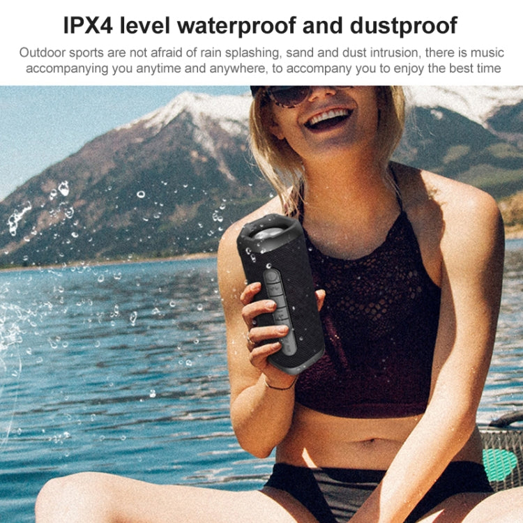 EBS-605 Outdoor Portable Fabric Waterproof Wireless Bluetooth Subwoofer Speaker(Black) - Waterproof Speaker by buy2fix | Online Shopping UK | buy2fix