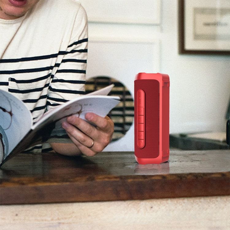 EBS-605 Outdoor Portable Fabric Waterproof Wireless Bluetooth Subwoofer Speaker(Red) - Waterproof Speaker by buy2fix | Online Shopping UK | buy2fix