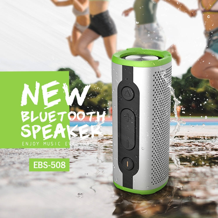 EBS-508 Portable Waterproof Outdoor Subwoofer Wireless Bluetooth Speaker (Green) - Waterproof Speaker by buy2fix | Online Shopping UK | buy2fix