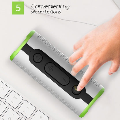 EBS-508 Portable Waterproof Outdoor Subwoofer Wireless Bluetooth Speaker (Green) - Waterproof Speaker by buy2fix | Online Shopping UK | buy2fix