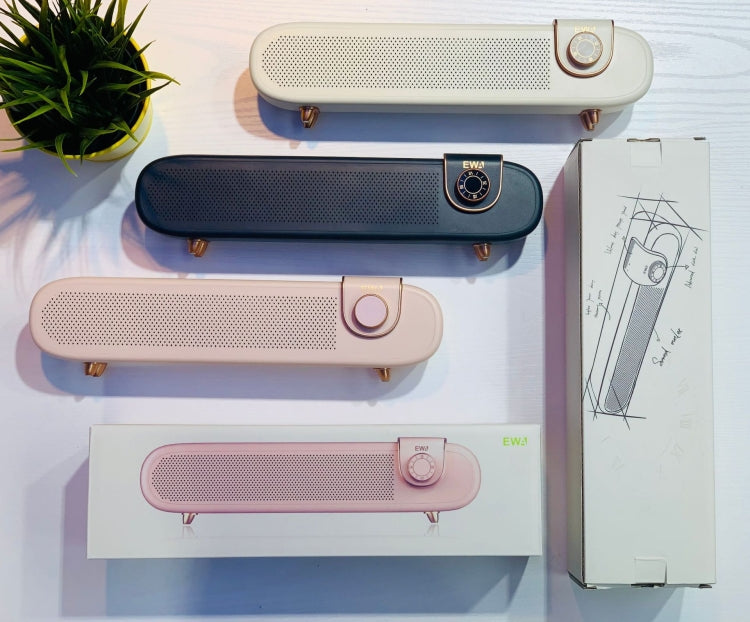 EWA L102 Classic Style Retro Bluetooth Wireless Speaker, Support TF/AUX(White) - Desktop Speaker by EWA | Online Shopping UK | buy2fix