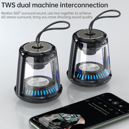 awei Y666 Mini Portable Outdoor Bluetooth Speaker, Support TWS Play - Desktop Speaker by awei | Online Shopping UK | buy2fix