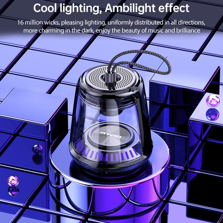 awei Y666 Mini Portable Outdoor Bluetooth Speaker, Support TWS Play - Desktop Speaker by awei | Online Shopping UK | buy2fix