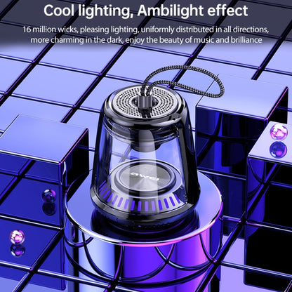 awei Y666 Mini Portable Outdoor Bluetooth Speaker, Support TWS Play - Desktop Speaker by awei | Online Shopping UK | buy2fix