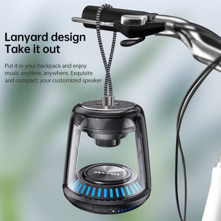 awei Y666 Mini Portable Outdoor Bluetooth Speaker, Support TWS Play - Desktop Speaker by awei | Online Shopping UK | buy2fix