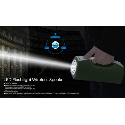 NewRixing NR-2028 Portable Lighting Wireless Bluetooth Stereo Speaker Support TWS Function Speaker (Black) - Desktop Speaker by NewRixing | Online Shopping UK | buy2fix