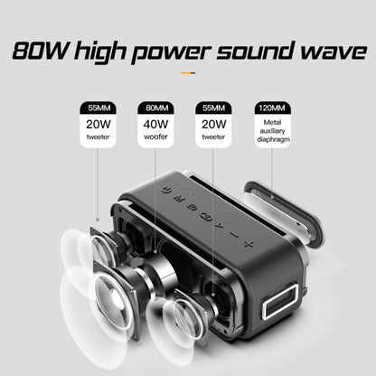 XDOBO 1983Plus IPX7 Waterproof Portable Outdoor Bluetooth Speaker Desktop Audio Subwoofer - Desktop Speaker by XDOBO | Online Shopping UK | buy2fix