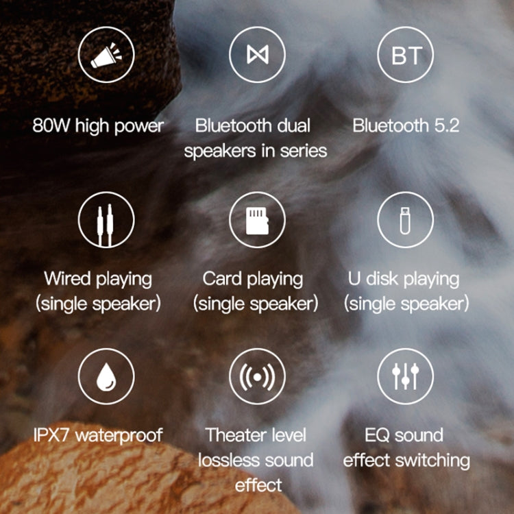 XDOBO 1983Plus IPX7 Waterproof Portable Outdoor Bluetooth Speaker Desktop Audio Subwoofer - Desktop Speaker by XDOBO | Online Shopping UK | buy2fix