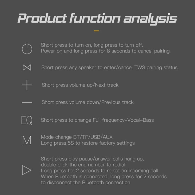 XDOBO 1983Plus IPX7 Waterproof Portable Outdoor Bluetooth Speaker Desktop Audio Subwoofer - Desktop Speaker by XDOBO | Online Shopping UK | buy2fix