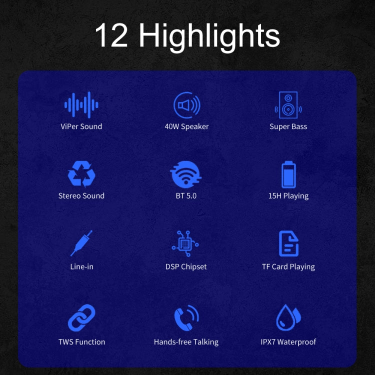 XDOBO Wake 1983 IPX7 Waterproof Portable Outdoor Wireless Bluetooth Speaker (Pink) - Desktop Speaker by XDOBO | Online Shopping UK | buy2fix