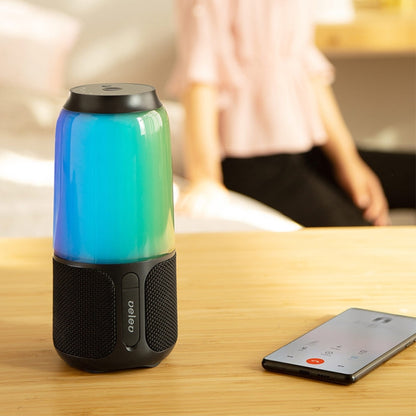 Original Xiaomi Youpin V03 Wireless Bluetooth Speaker with Colorful Light, Support Hands-free / AUX(Black) - Desktop Speaker by Xiaomi | Online Shopping UK | buy2fix
