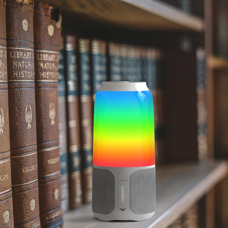 Original Xiaomi Youpin V03 Wireless Bluetooth Speaker with Colorful Light, Support Hands-free / AUX(White) - Desktop Speaker by Xiaomi | Online Shopping UK | buy2fix