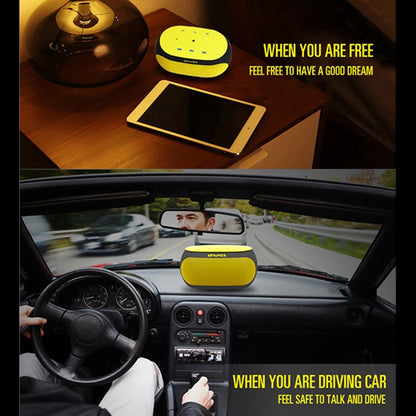 awei Y200 Wireless Bluetooth Speaker with Touch Buttons, Support Aux Line and TF Card(Yellow) - Desktop Speaker by awei | Online Shopping UK | buy2fix