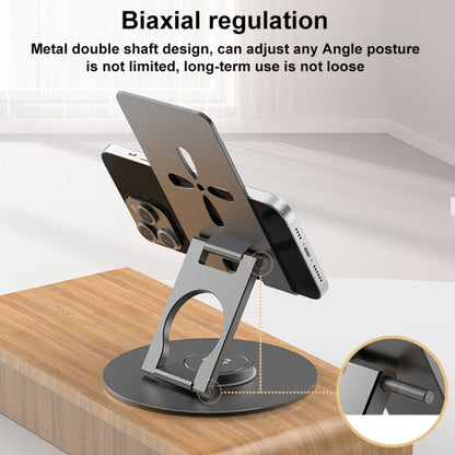 V269C 360 Degree Rotation Aluminum Alloy Desktop Phone Tablet Holder - Desktop Holder by buy2fix | Online Shopping UK | buy2fix