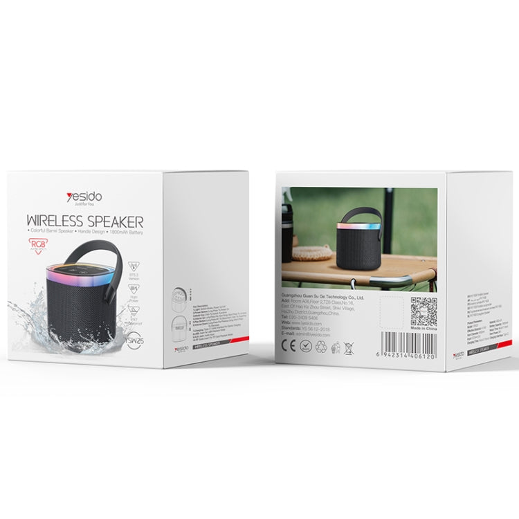 Yesido YSW25 8W RGB mini Portable Outdoor Bluetooth Speaker - Desktop Speaker by Yesido | Online Shopping UK | buy2fix