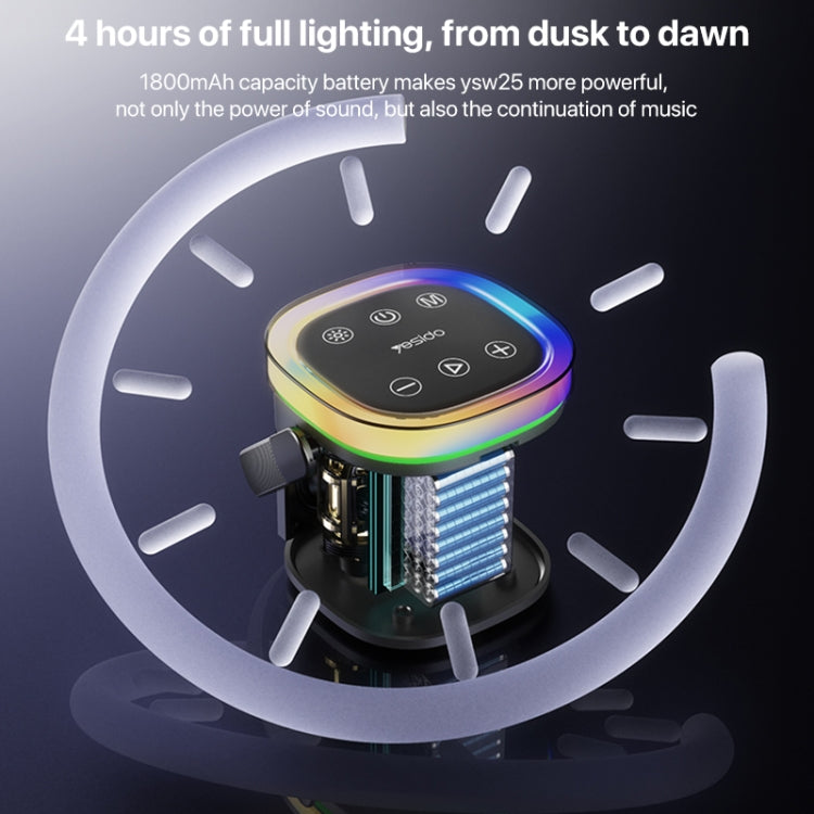Yesido YSW25 8W RGB mini Portable Outdoor Bluetooth Speaker - Desktop Speaker by Yesido | Online Shopping UK | buy2fix