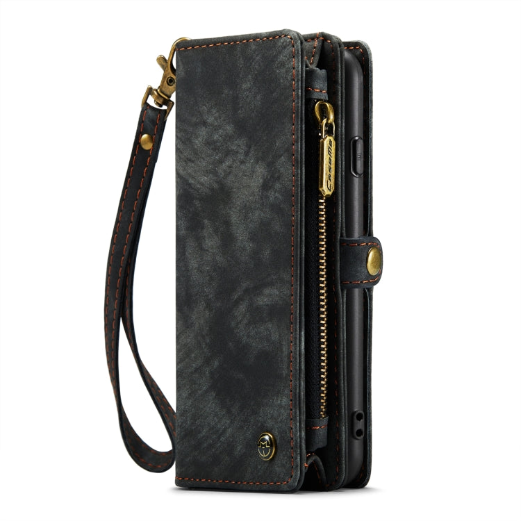 CaseMe for  iPhone 8 & 7  Multifunctional Leather Billfold with Detachable Magnetic PC Back Protective Case & Holder & 10 Card Slots & 3 Cash Slots & 1 Zipper Wallet & 2 Photo Frames & 3 Magnetic Clasps(Black) - More iPhone Cases by CaseMe | Online Shopping UK | buy2fix