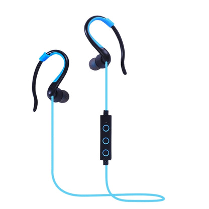 008 In-Ear Ear Hook Wire Control Sport Wireless Bluetooth Earphones with Mic, Support Handfree Call, For iPad, iPhone, Galaxy, Huawei, Xiaomi, LG, HTC and Other Smart Phones(Blue) - Neck-mounted Earphone by buy2fix | Online Shopping UK | buy2fix