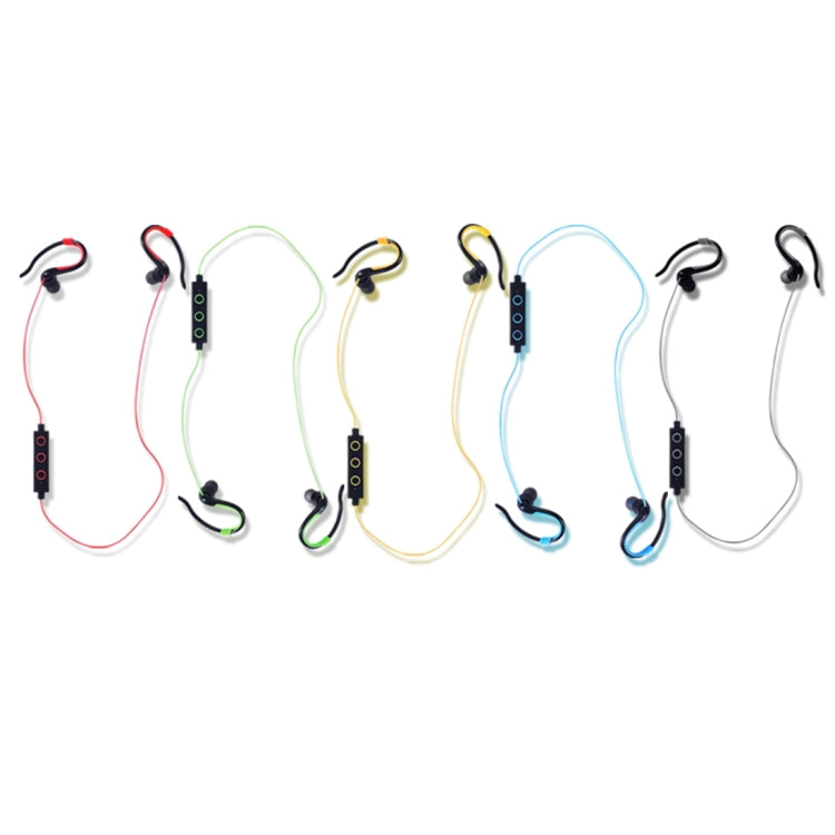 008 In-Ear Ear Hook Wire Control Sport Wireless Bluetooth Earphones with Mic, Support Handfree Call, For iPad, iPhone, Galaxy, Huawei, Xiaomi, LG, HTC and Other Smart Phones(Green) - Neck-mounted Earphone by buy2fix | Online Shopping UK | buy2fix