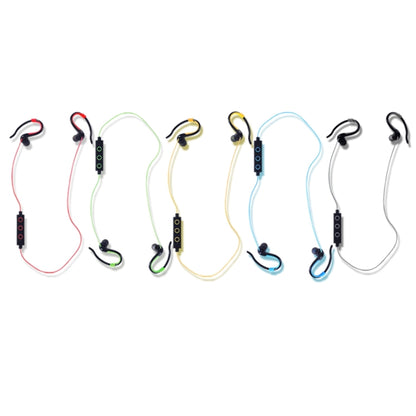 008 In-Ear Ear Hook Wire Control Sport Wireless Bluetooth Earphones with Mic, Support Handfree Call, For iPad, iPhone, Galaxy, Huawei, Xiaomi, LG, HTC and Other Smart Phones(Green) - Neck-mounted Earphone by buy2fix | Online Shopping UK | buy2fix