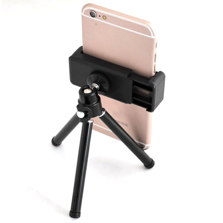 Multi-functional Aluminum Alloy Mount Tripod with Phone Clamp (Silver) - Desktop Holder by buy2fix | Online Shopping UK | buy2fix