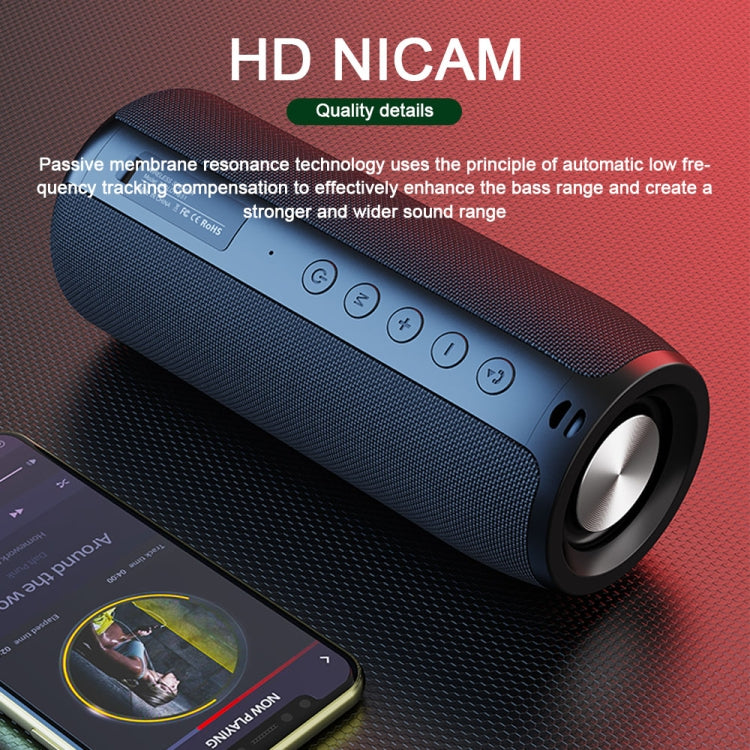 ZEALOT S51 Portable Stereo Bluetooth Speaker with Built-in Mic, Support Hands-Free Call & TF Card & AUX (Camouflage) - Desktop Speaker by ZEALOT | Online Shopping UK | buy2fix