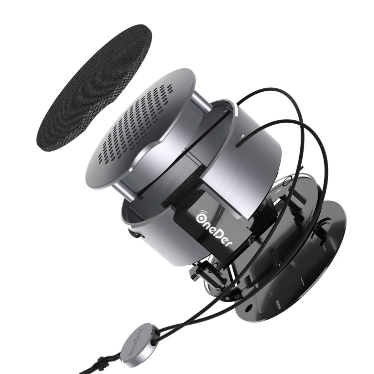 Oneder V12 Mini Wireless Bluetooth Speaker with Lanyard, Support Hands-free(Pink) - Desktop Speaker by OneDer | Online Shopping UK | buy2fix