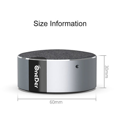 Oneder V12 Mini Wireless Bluetooth Speaker with Lanyard, Support Hands-free(Gold) - Desktop Speaker by OneDer | Online Shopping UK | buy2fix