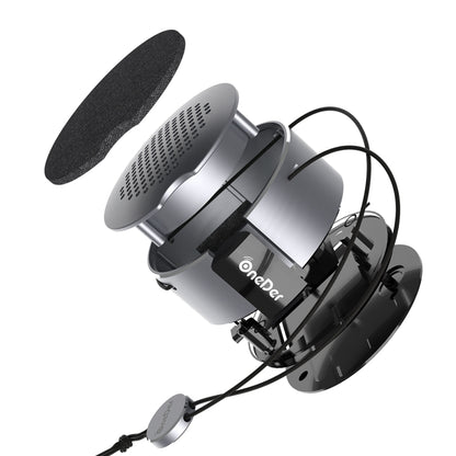 Oneder V12 Mini Wireless Bluetooth Speaker with Lanyard, Support Hands-free(Gold) - Desktop Speaker by OneDer | Online Shopping UK | buy2fix