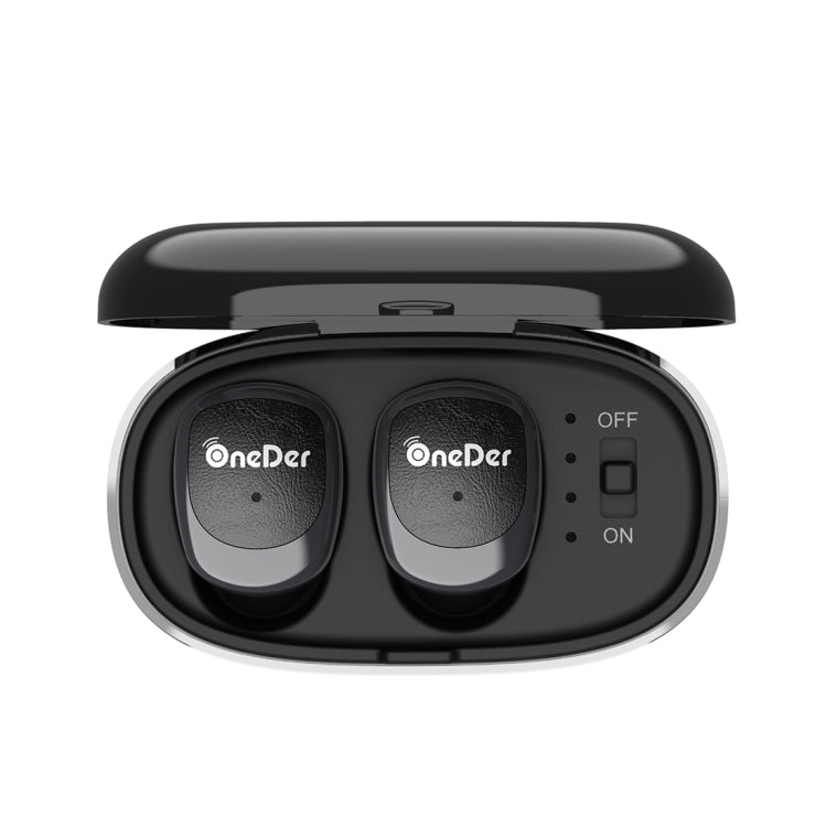 Oneder W11 True TWS Wireless Bluetooth Earphones Earbuds Stereo Headset(Black) - TWS Earphone by OneDer | Online Shopping UK | buy2fix