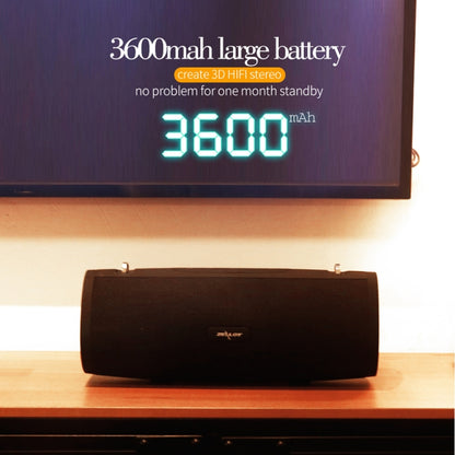 ZEALOT S39 Portable Subwoofer Wireless Bluetooth Speaker with Built-in Mic, Support Hands-Free Call & TF Card & AUX (Black) - Desktop Speaker by ZEALOT | Online Shopping UK | buy2fix