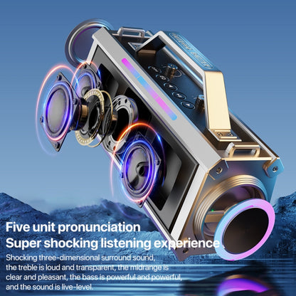 L202 Portable Outdoor Wireless Bluetooth Speaker Home Karaoke Speaker, Style: Single Mic - Desktop Speaker by buy2fix | Online Shopping UK | buy2fix