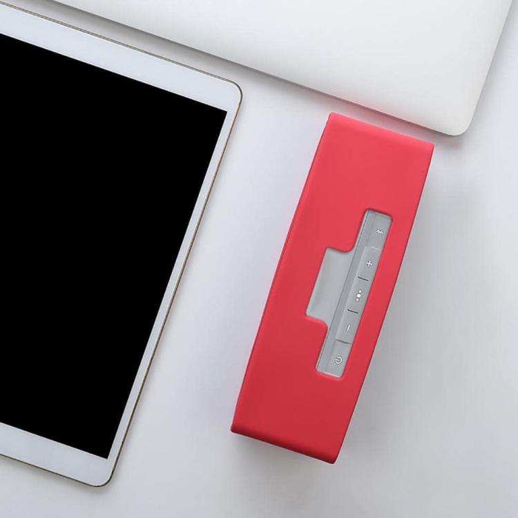 Portable Shockproof Soft Silica Gel Bluetooth Speaker Protective Case for Bose Soundlink Mini 1 / 2(Rose Red) - Protective Case by buy2fix | Online Shopping UK | buy2fix