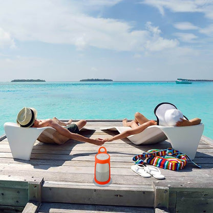 Portable Silica Gel Bluetooth Speaker Protective Case for BOSE Soundlink Revolve+ (Black) - Protective Case by buy2fix | Online Shopping UK | buy2fix