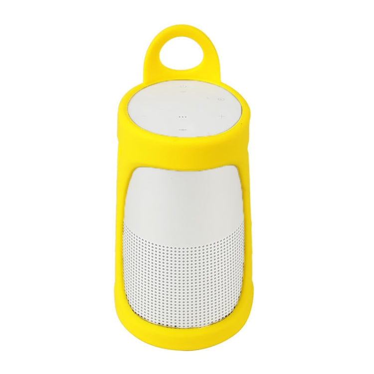 Portable Silica Gel Bluetooth Speaker Protective Case for BOSE Soundlink Revolve+ (Yellow) - Protective Case by buy2fix | Online Shopping UK | buy2fix