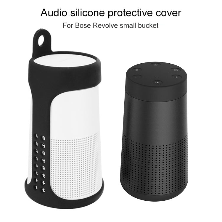 Portable Shockproof Silica Gel Bluetooth Speaker Protective Case for Bose Soundlink Revolve (Blue) - Protective Case by buy2fix | Online Shopping UK | buy2fix
