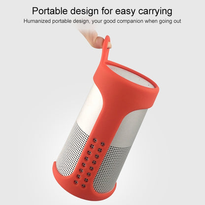 Portable Shockproof Silica Gel Bluetooth Speaker Protective Case for Bose Soundlink Revolve (Blue) - Protective Case by buy2fix | Online Shopping UK | buy2fix