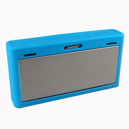Portable Waterproof Silica Gel Bluetooth Speaker Protective Case for Bose SoundLink III (Blue) - Protective Case by buy2fix | Online Shopping UK | buy2fix