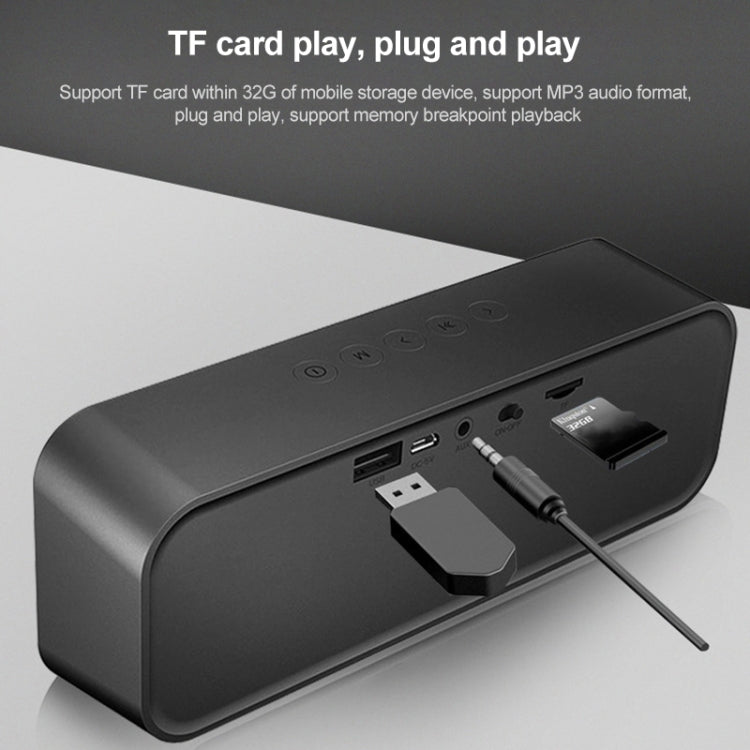 EBS-308 Outdoor Portable Mini Wireless Bluetooth Subwoofer Speaker(Black) - Waterproof Speaker by buy2fix | Online Shopping UK | buy2fix