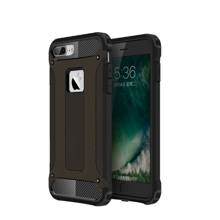 For iPhone 7 Plus Magic Armor TPU + PC Combination Case(Black) by buy2fix