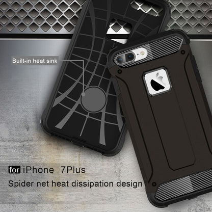 For iPhone 7 Plus Magic Armor TPU + PC Combination Case(Black) by buy2fix