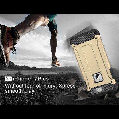 For iPhone 7 Plus Magic Armor TPU + PC Combination Case(Gold) by buy2fix