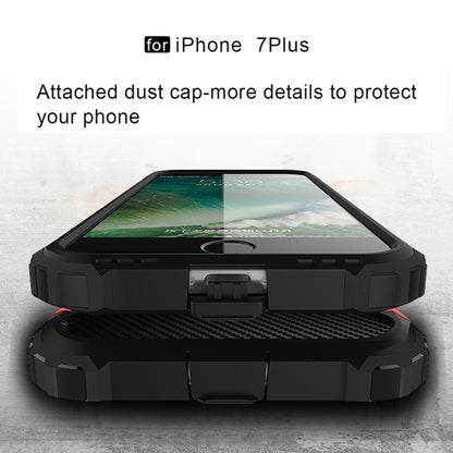 For iPhone 7 Plus Magic Armor TPU + PC Combination Case(Red) by buy2fix