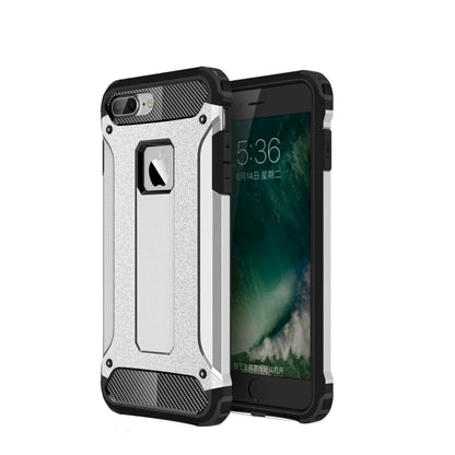 For iPhone 7 Plus Magic Armor TPU + PC Combination Case(Silver) by buy2fix