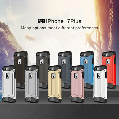 For iPhone 7 Plus Magic Armor TPU + PC Combination Case(Grey) by buy2fix