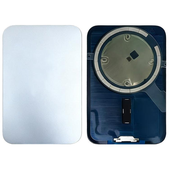 For iPhone 17 Pro Max Glass Battery Back Cover with MagSafe Magnet (White)