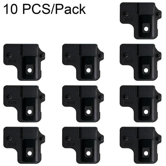 For iPhone 17 Pro / 17 Pro Max 10 PCS/Pack Flash Dust Mesh (Black)