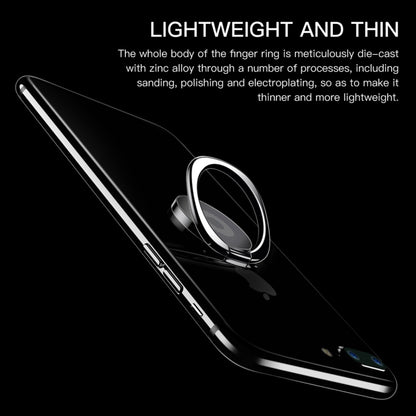 2pcs Universal 360 Degrees Rotatable Privity Metal Ring Holder Bracket for iPhone, Samsung, HTC, LG, Huawei, Xiaomi, vivo, OPPO, Meizu Mobile Phones or Tablets, Built in Iron Sheet, Support Magnets(Black) - Ring Holder by buy2fix | Online Shopping UK | buy2fix