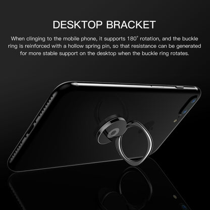 2pcs Universal 360 Degrees Rotatable Privity Metal Ring Holder Bracket for iPhone, Samsung, HTC, LG, Huawei, Xiaomi, vivo, OPPO, Meizu Mobile Phones or Tablets, Built in Iron Sheet, Support Magnets(Gold) - Ring Holder by buy2fix | Online Shopping UK | buy2fix